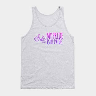 My Pride is Bi Pride with Bicycle Tank Top